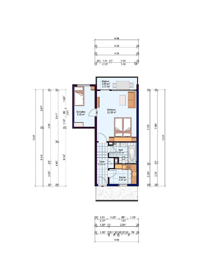 Апартаменты Haus Weitblick Lia Фленсбург Экстерьер фото